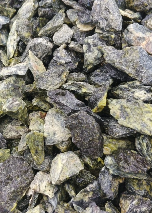 Крошка каменная, щебень змеевик, зеленый, 0-5 / 5-10 / 10-20 / 20-40 / 40-70